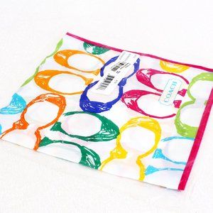 NWT COACH Scribble Signature Bandana Scarf